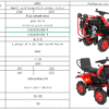 Compact 4-Wheel Mini Farm Tractor
